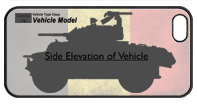 WW2 Military Vehicles - Daimler MkI Phone Cover 4