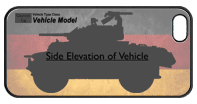 WW2 Military Vehicles - Sd.Kfz.261-2 Phone Cover 2