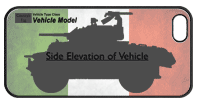 WW2 Military Vehicles - Fiat SPA Autoblinda AB41 Phone Cover 4