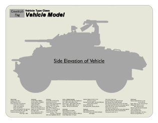 WW2 Military Vehicles - Type 93 Sumida Mouse Mat 1