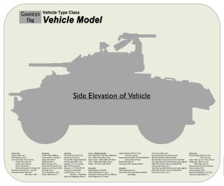 WW2 Military Vehicles - T17E1 Staghound Place Mat Medium 1