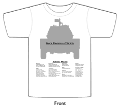 WW2 Military Vehicles - Type 97 Ho-K T-shirt 2 Front