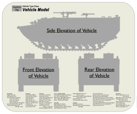 WW2 Military Vehicles - LVT(A)-1 (late) Place Mat Small 2