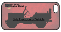 WW2 Military Vehicles - Dodge WC-51 Phone Cover 4