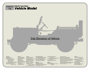 WW2 Military Vehicles - Willys MA Mouse Mat 1