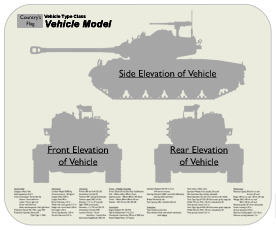 WW2 Military Vehicles - Type 97 Chi-Ha-3 Place Mat Small 2