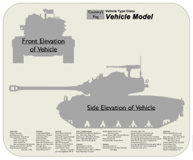WW2 Military Vehicles - M1 (Allis-Chalmers HD-10W) Place Mat Small 2