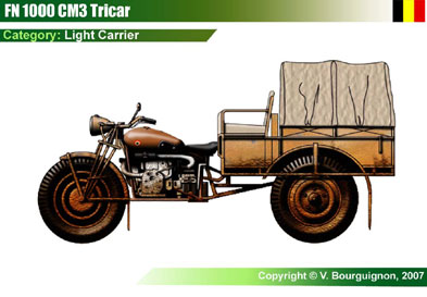 Belgium FN 1000 CM3 Tricar