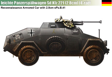 Leichter Panzerspahwagen Sd.Kfz.221 (2.8cm) (USA)