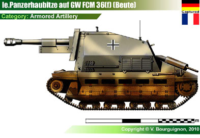 Germany lePanzerhaubitze auf GW FCM-36(f)-2