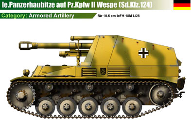 Germany lePanzerhaubitze auf Pz.Kpfw II Wespe-2