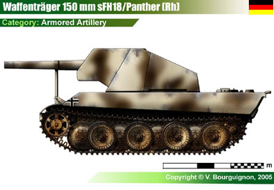 Germany Waffentrger auf Panther mit 150 mm sFH18 (Krupp)