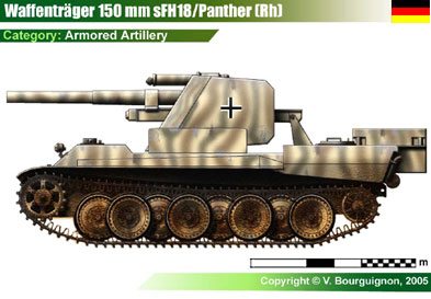 Germany Waffentrager auf Panther w/150mm sFH18 (Rh)