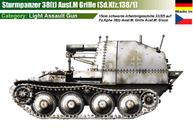 Germany Sturmpanzer 38(t) Ausf.M Grille