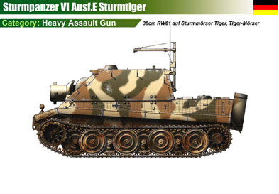 Germany Sturmpanzer VI Ausf.E Sturmtiger