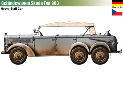 Germany Gelandewagen Skoda Type 903