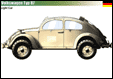 Germany World War 2 Volkswagen Type 87 printed gifts, mugs, mousemat, coasters, phone & tablet covers