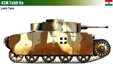 Hungary Toldi IIa 42M w/side armour