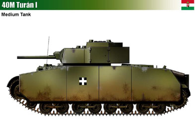 Hungary Turan I 40M w/side armour