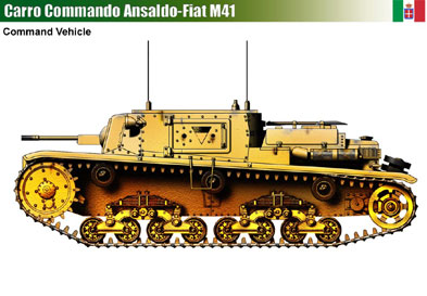 Italy Carro Commando Ansaldo-Fiat M41