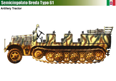 Italy Semicingolato Breda Type 61