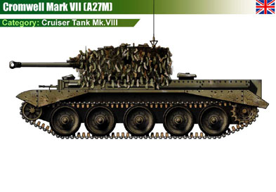 UK Cromwell MkVII w/camouflage