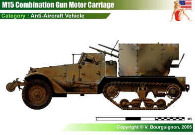 USA M15 Combination GMC