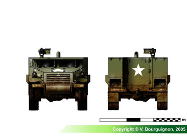 USA M4A1 81mm Mortar Motor Carriage