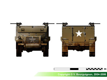 USA M5 Halftrack Personnel Carrier