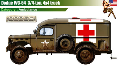 USA Dodge WC-54 Ambulance