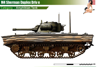 USA M4 Sherman Duplex Drive