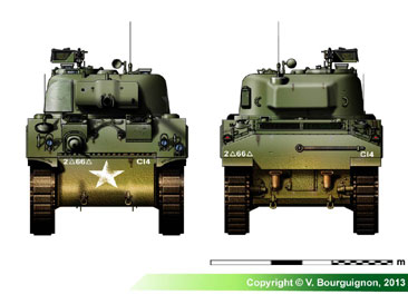 USA M4A3W Sherman (mid)