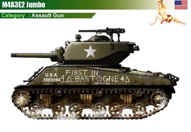 USA M4A3E2 Jumbo