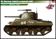 USA World War 2 M4 Sherman (Hybrid) printed gifts, mugs, mousemat, coasters, phone & tablet covers