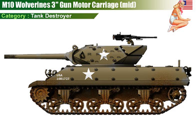 USA M10 Wolverines (mid)