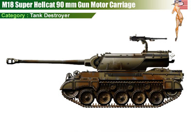 USA M18 Super Hellcat