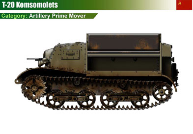 USSR T-20 Komsomolets