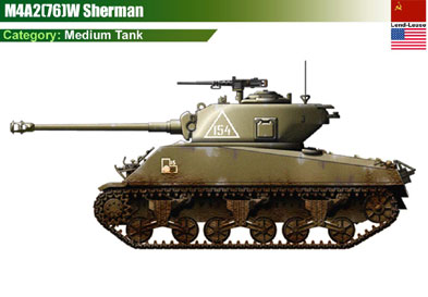 USSR M4A2(76)W Sherman (USA)