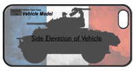 WW2 Military Vehicles - AMD 40 Panhard P178 Phone Cover 4