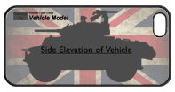WW2 Military Vehicles - Daimler MkI Phone Cover 4