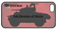 WW2 Military Vehicles - M3A1 Phone Cover 4