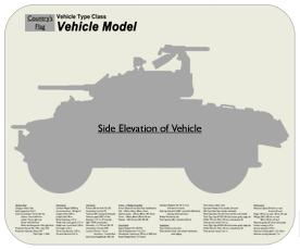 WW2 Military Vehicles - Marmon-Herrington MkIV Place Mat Small 1