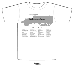 WW2 Military Vehicles - M3 75mm Gun Motor Carriage T-shirt 1 Front