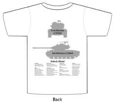 WW2 Military Vehicles - Flammpanzer B1-bis(f) T-shirt 2 Back