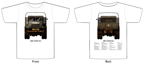 T-shirt type 4, with Front & Rear elevations