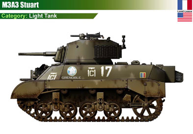 France M3A3 Stuart (USA)