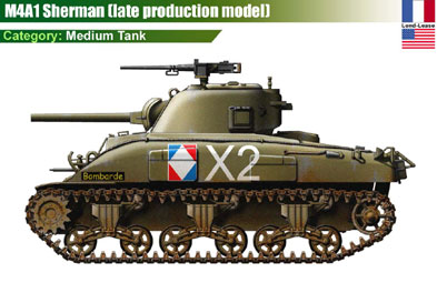 France M4A1 Sherman (late)