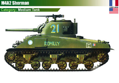 France M4A2 Sherman