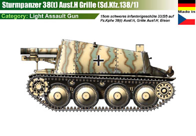 Germany Sturmpanzer 38(t) Ausf.H Grille