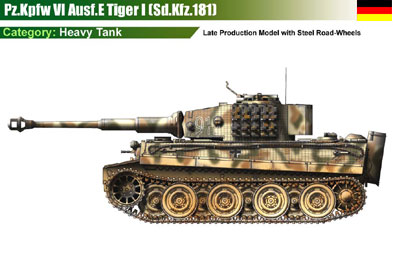 Germany Pz.Kpfw VI Ausf.E Tiger 1 (Sd.Kfz.181)(late)